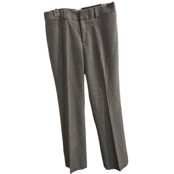 Banana Republic Women’s Dress Pants Sz 10 Gray Martin Fit Stretch Wool Lined - Picture 1 of 5